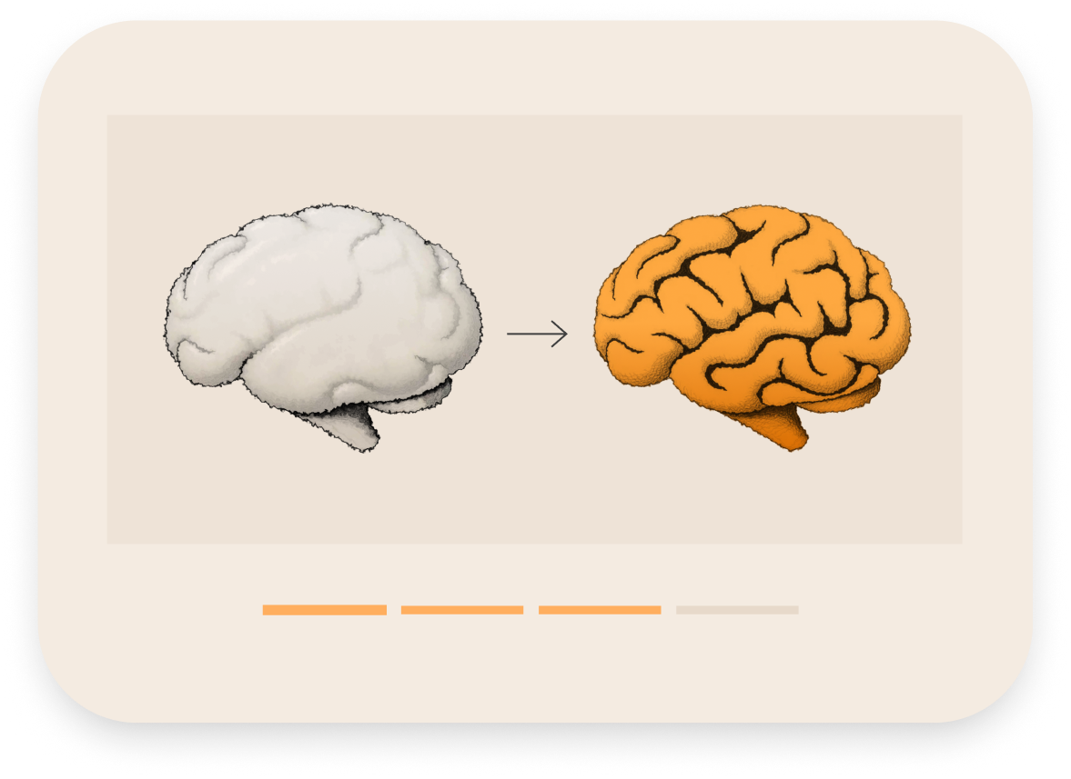 adapts to your level